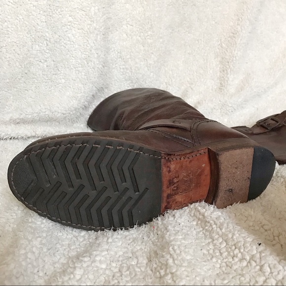 Frye Veronica Slouch Leather Riding Boot - Picture 7 of 8